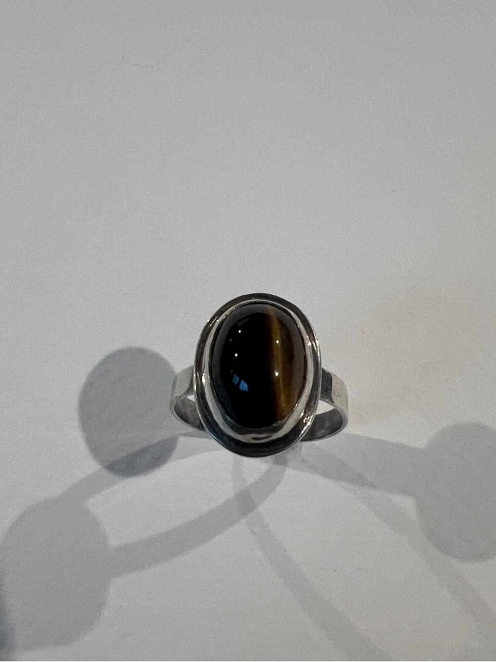 Handmade Sterling Silver Tigers Eye Ring